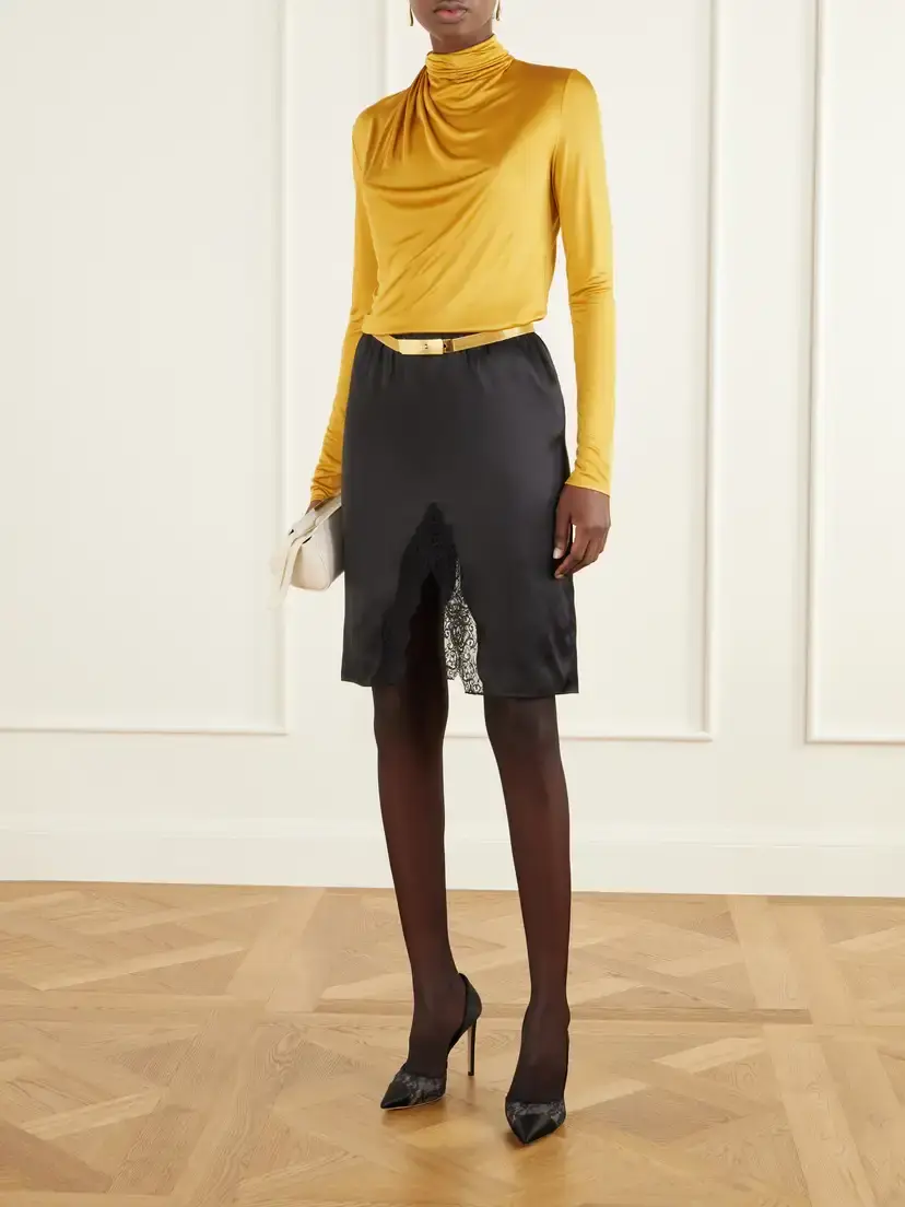 Balmain Draped Jersey Blouse | Thumbnail 2 Balmain Draped Jersey Blouse | Thumbnail 2