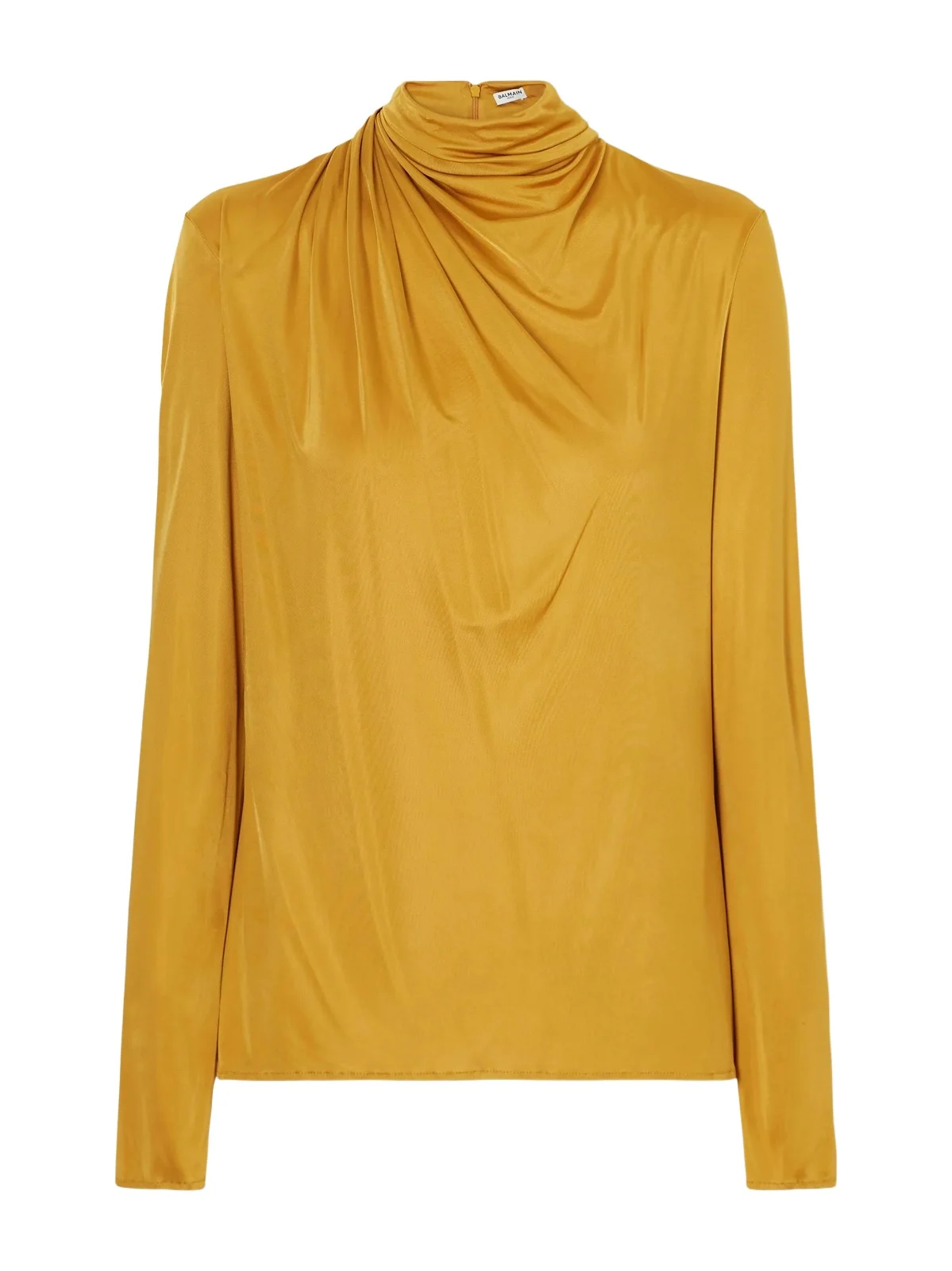 Draped Jersey Blouse