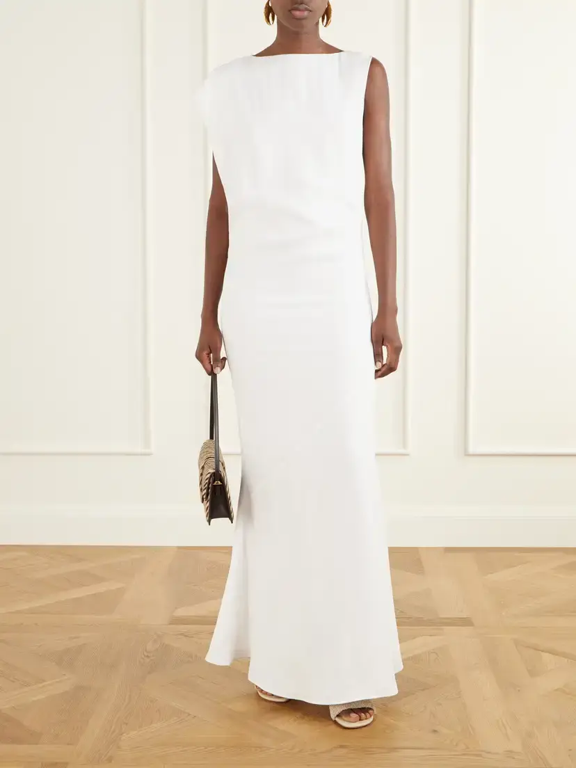 Jacquemus La Robe Crepe Maxi Dress | Thumbnail 2 Jacquemus La Robe Crepe Maxi Dress | Thumbnail 2