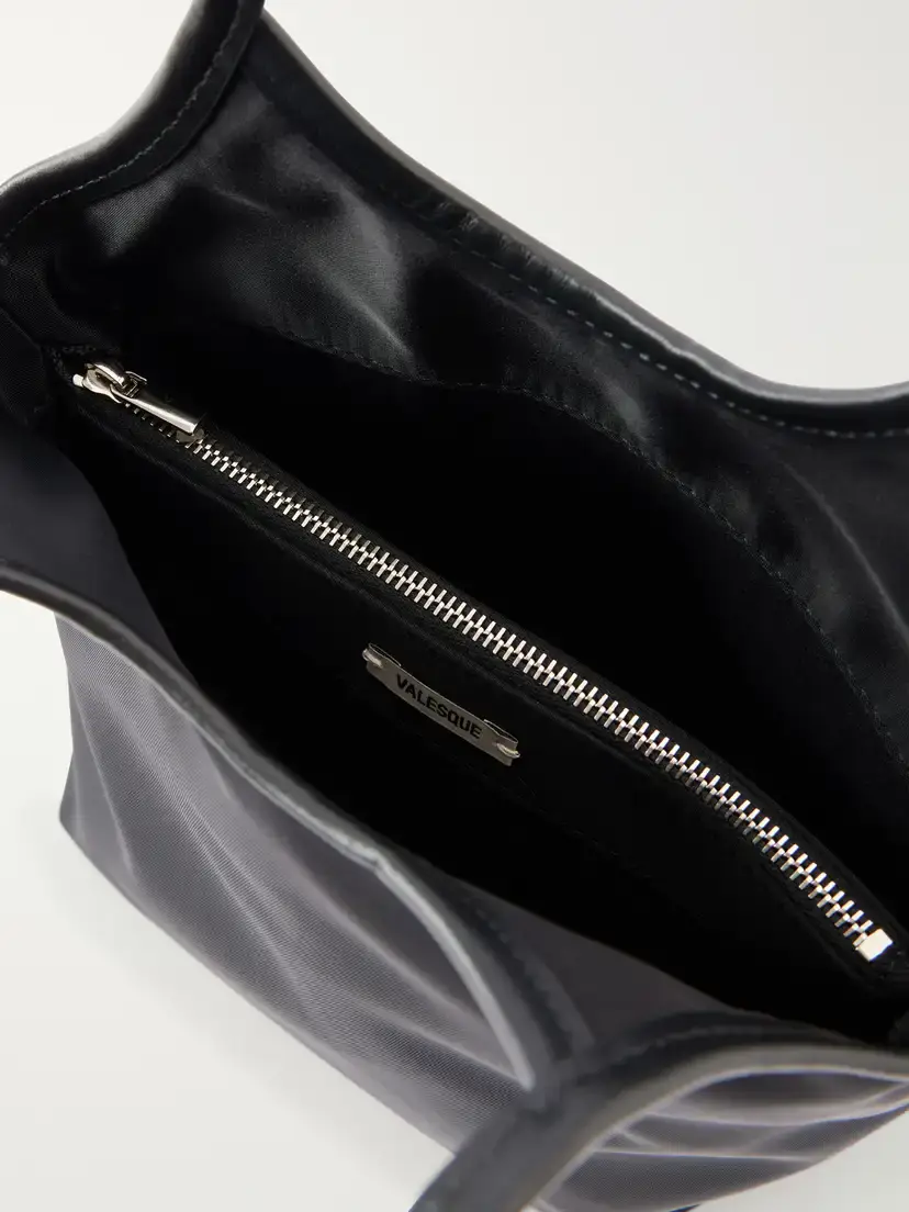 Valesque Cami Small Leather-trimmed Satin Shoulder Bag | Thumbnail 6