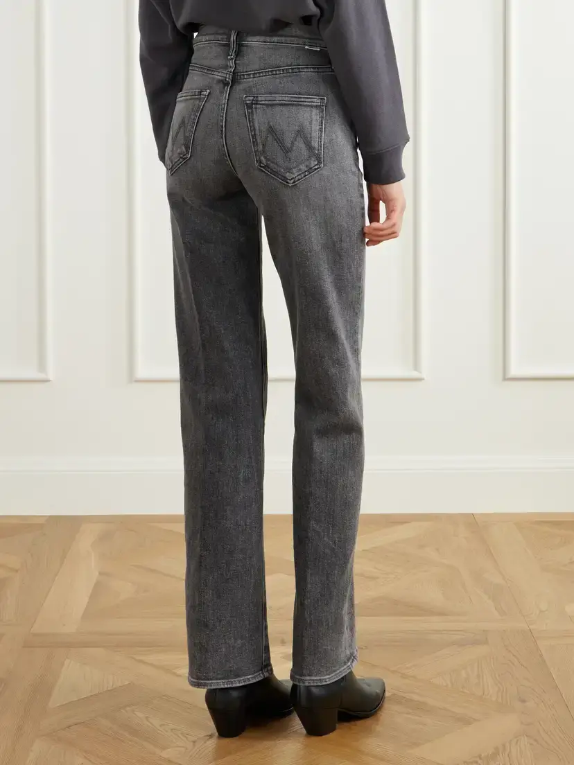 Mother The Kick It High-rise Straight-leg Stretch Jeans | Thumbnail 4 Mother The Kick It High-rise Straight-leg Stretch Jeans | Thumbnail 4