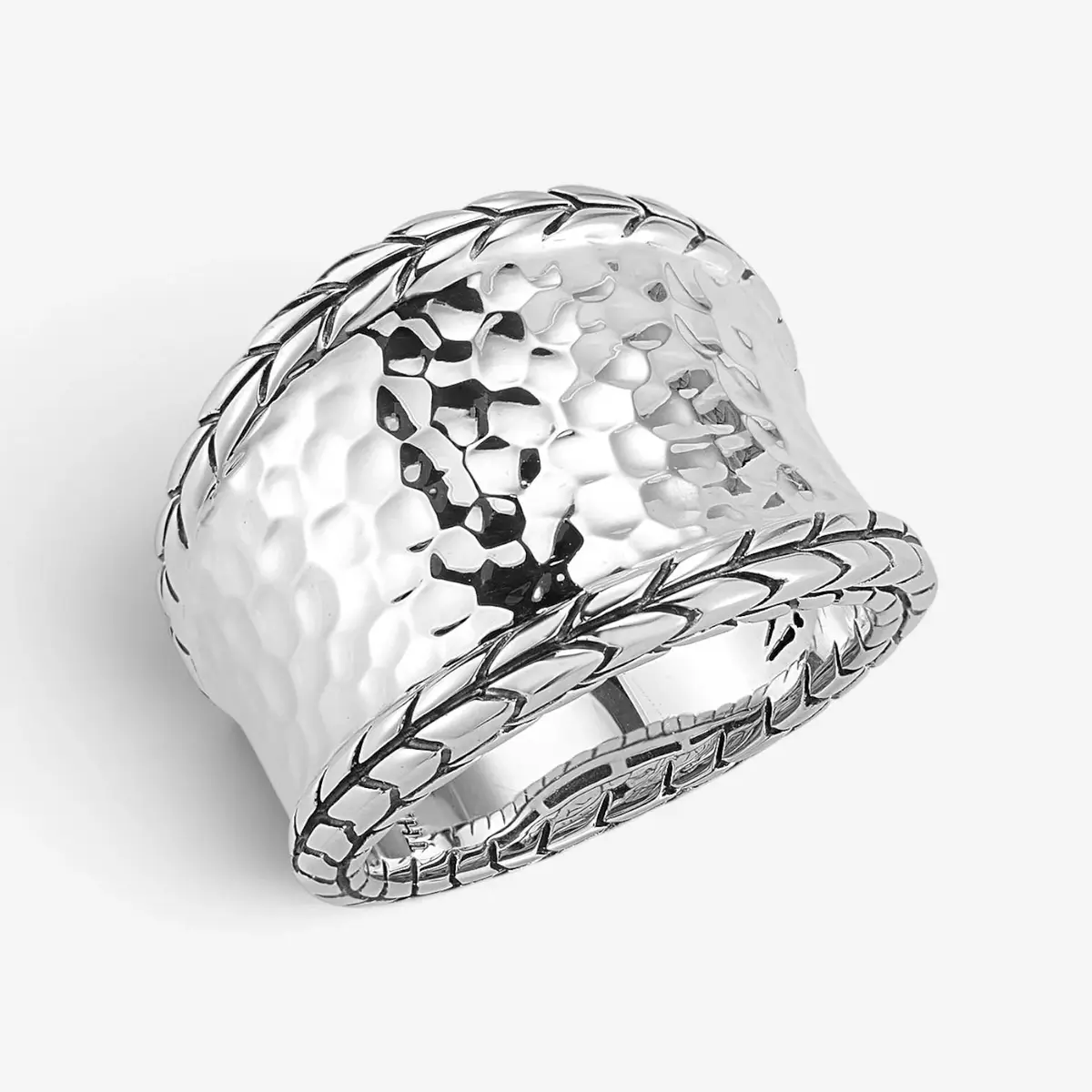 JAI JAI Sterling Silver Hammered Saddle Ring JJH3008R - by The Solist | Thumbnail 2 JAI JAI Sterling Silver Hammered Saddle Ring JJH3008R - by The Solist | Thumbnail 2