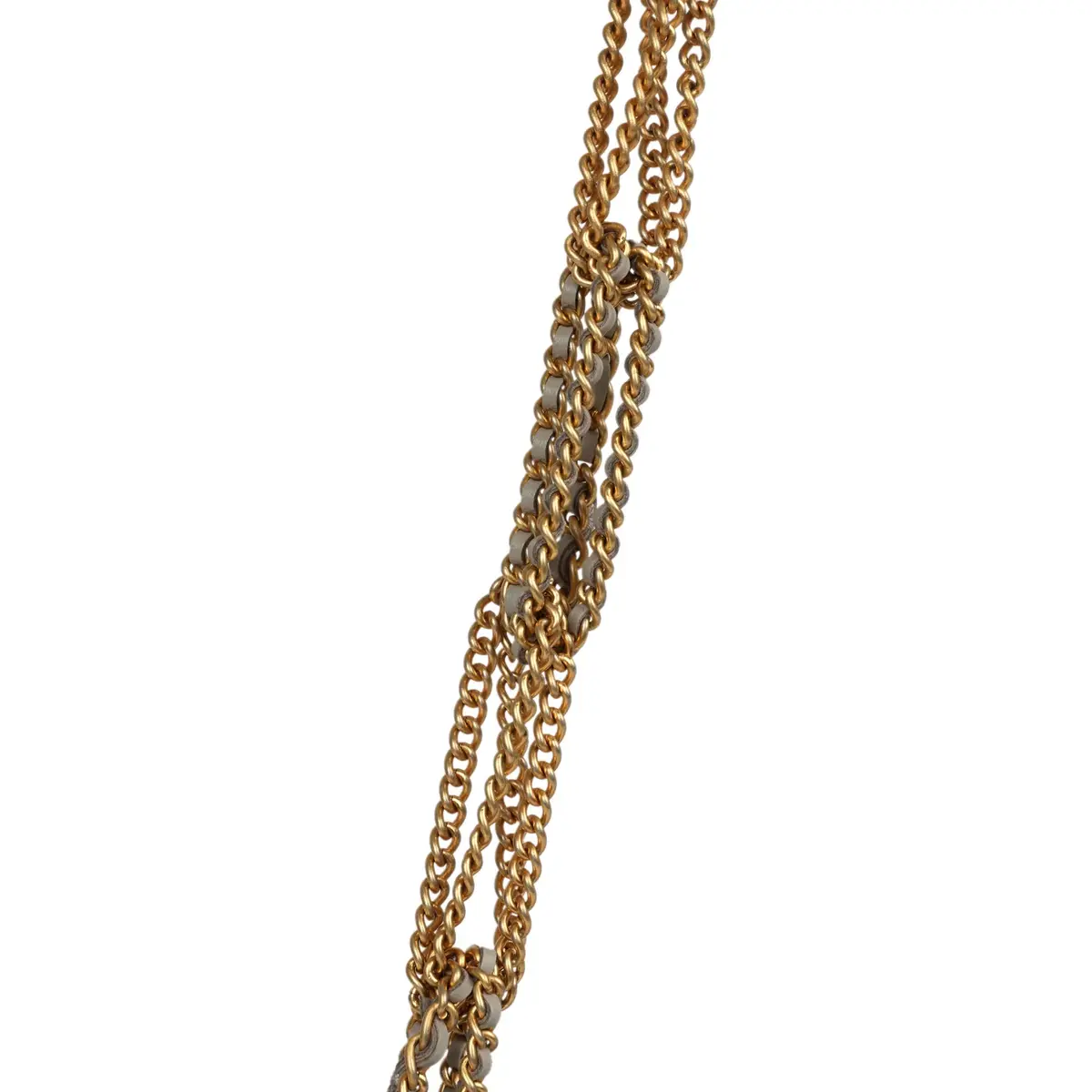 Chanel Chanel Medium Flap Bag Grey Shearling Antique Gold Hardware | Thumbnail 8
