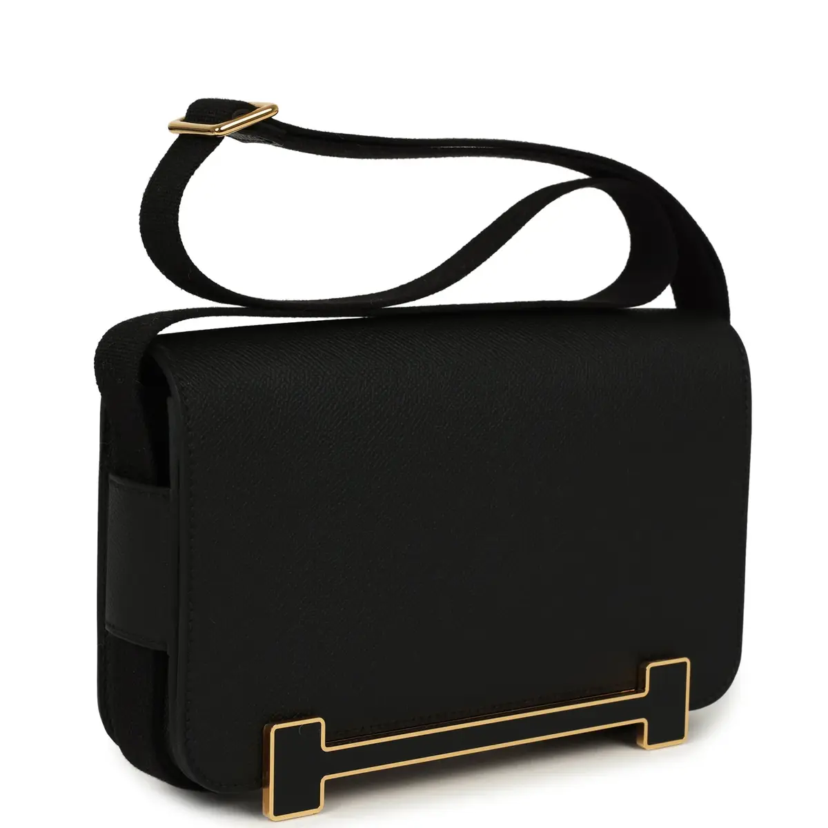 HERMÈS Hermes Geta Slim Bag Black Epsom Gold Hardware | Thumbnail 2 HERMÈS Hermes Geta Slim Bag Black Epsom Gold Hardware | Thumbnail 2