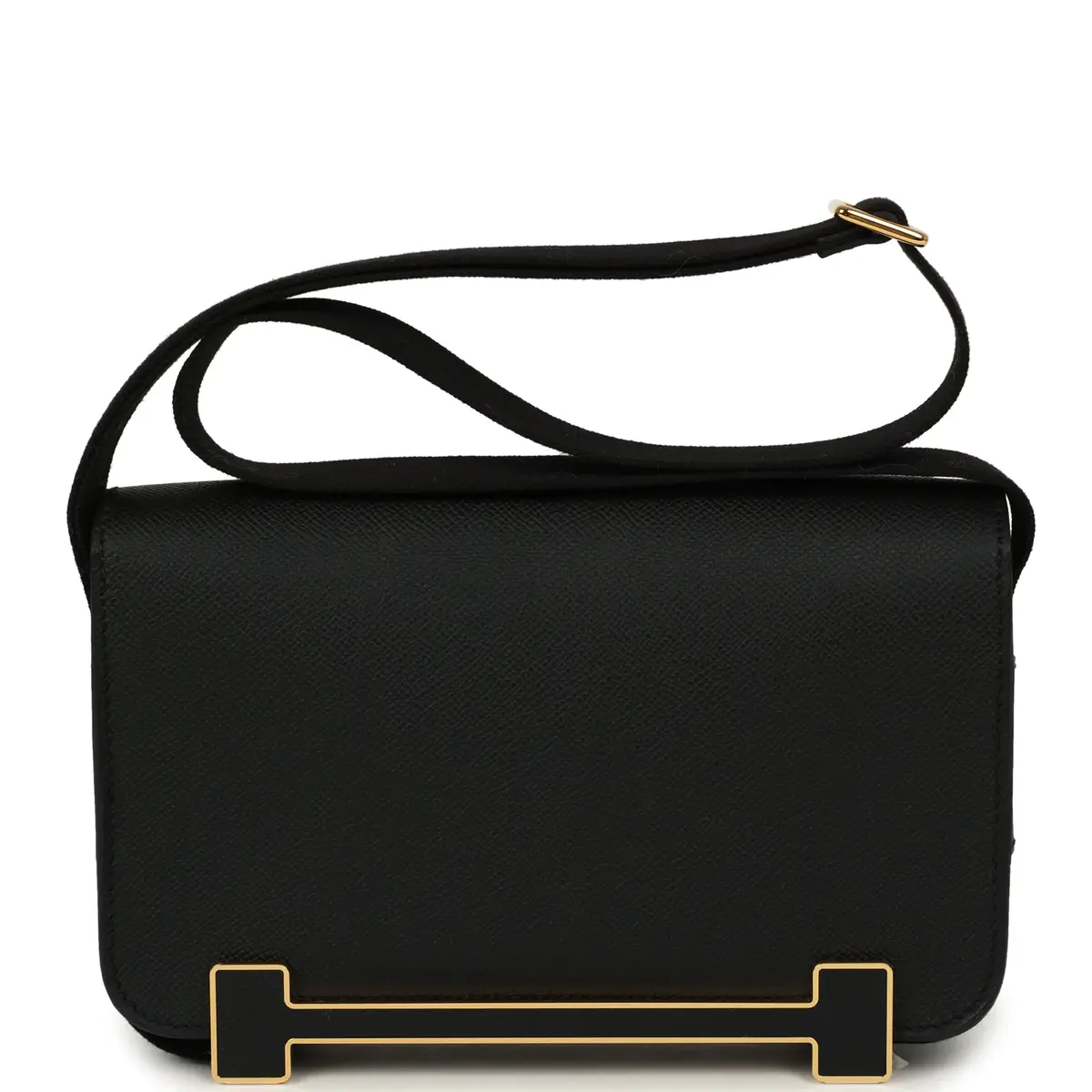 HERMÈS Hermes Geta Slim Bag Black Epsom Gold Hardware | Thumbnail 4 HERMÈS Hermes Geta Slim Bag Black Epsom Gold Hardware | Thumbnail 4