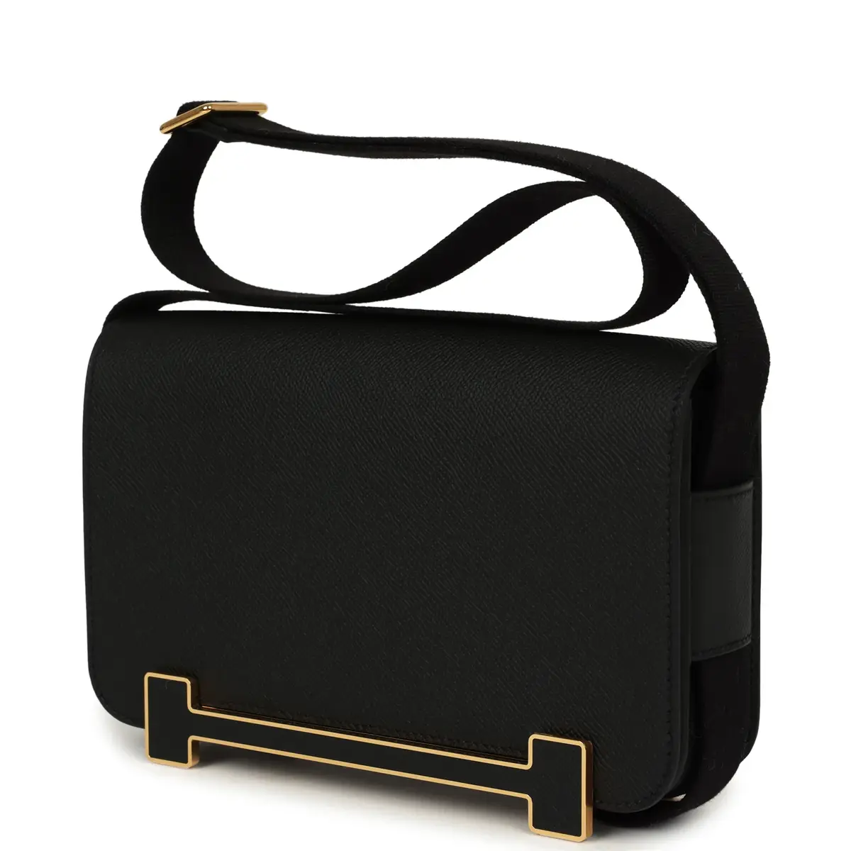 HERMÈS Hermes Geta Slim Bag Black Epsom Gold Hardware | Thumbnail 5 HERMÈS Hermes Geta Slim Bag Black Epsom Gold Hardware | Thumbnail 5