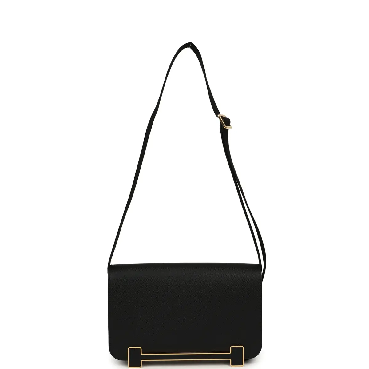 HERMÈS Hermes Geta Slim Bag Black Epsom Gold Hardware | Thumbnail 7 HERMÈS Hermes Geta Slim Bag Black Epsom Gold Hardware | Thumbnail 7