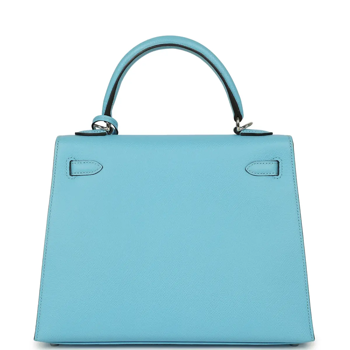 HERMÈS Hermes Kelly Sellier 25 Celeste Epsom Palladium Hardware | Thumbnail 4 HERMÈS Hermes Kelly Sellier 25 Celeste Epsom Palladium Hardware | Thumbnail 4