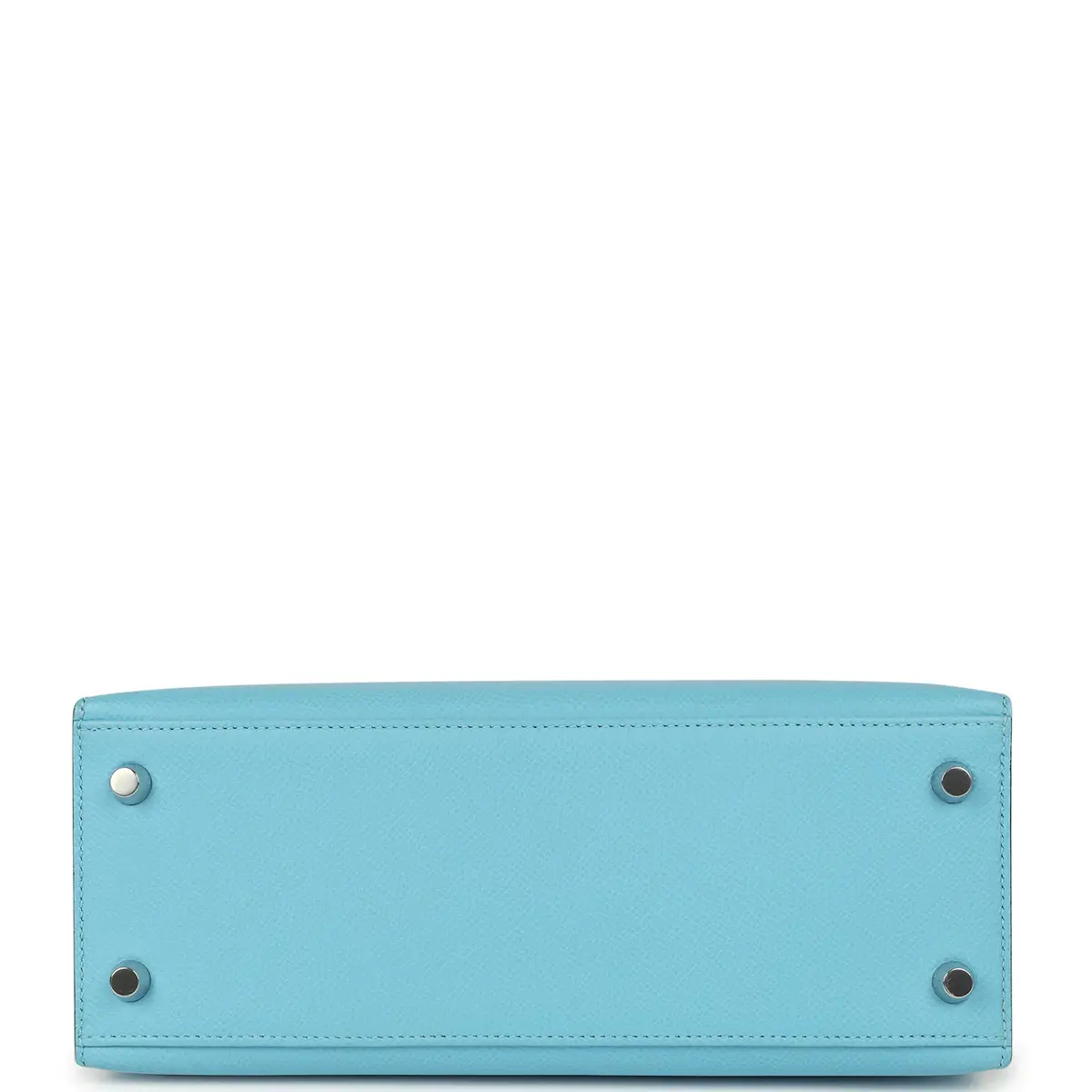 HERMÈS Hermes Kelly Sellier 25 Celeste Epsom Palladium Hardware | Thumbnail 6 HERMÈS Hermes Kelly Sellier 25 Celeste Epsom Palladium Hardware | Thumbnail 6