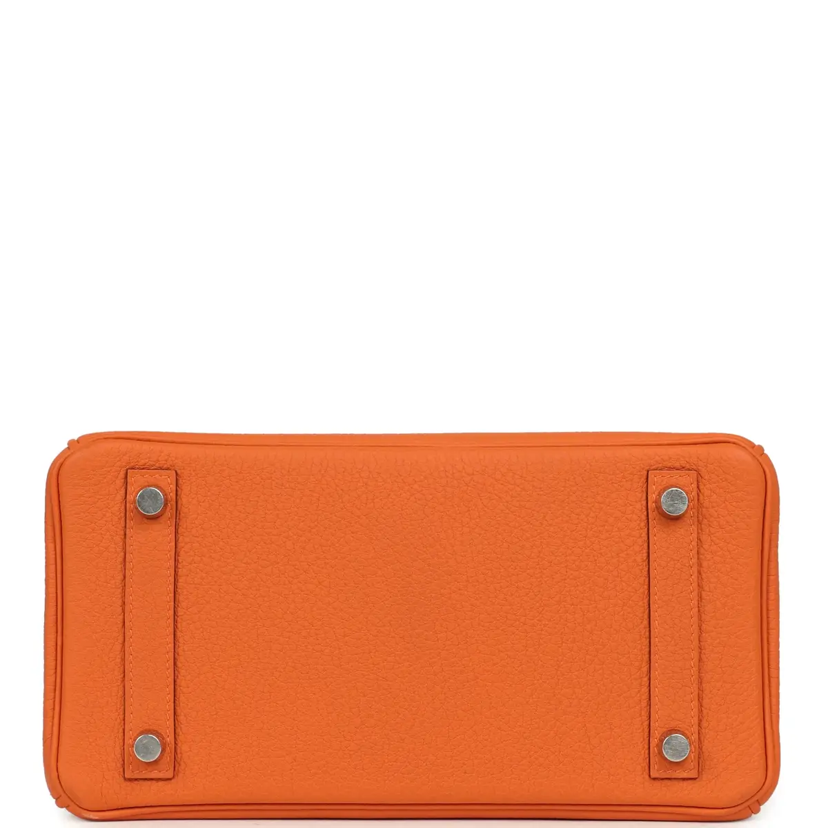 HERMÈS Pre-owned Hermes Birkin 25 Orange Togo Palladium Hardware | Thumbnail 6 HERMÈS Pre-owned Hermes Birkin 25 Orange Togo Palladium Hardware | Thumbnail 6