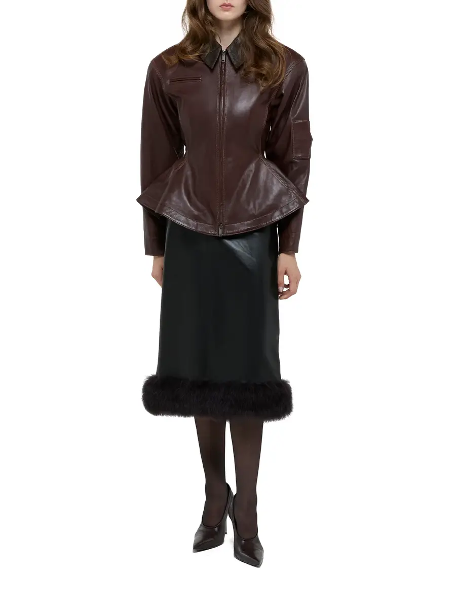 Ducie Bernadette Leather Jacket | Thumbnail 2 Ducie Bernadette Leather Jacket | Thumbnail 2