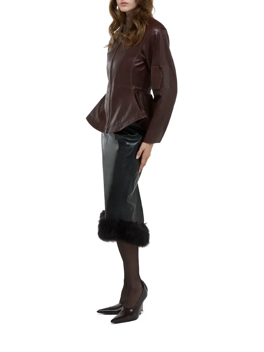 Ducie Bernadette Leather Jacket | Thumbnail 3 Ducie Bernadette Leather Jacket | Thumbnail 3