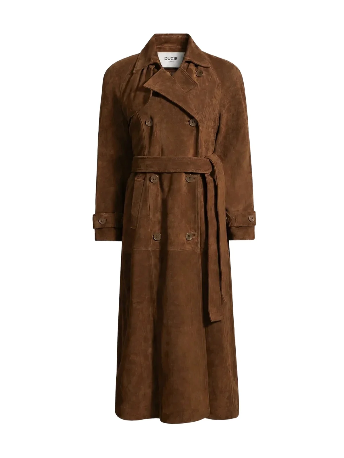 Ducie Corrin Suede Trench Coat
