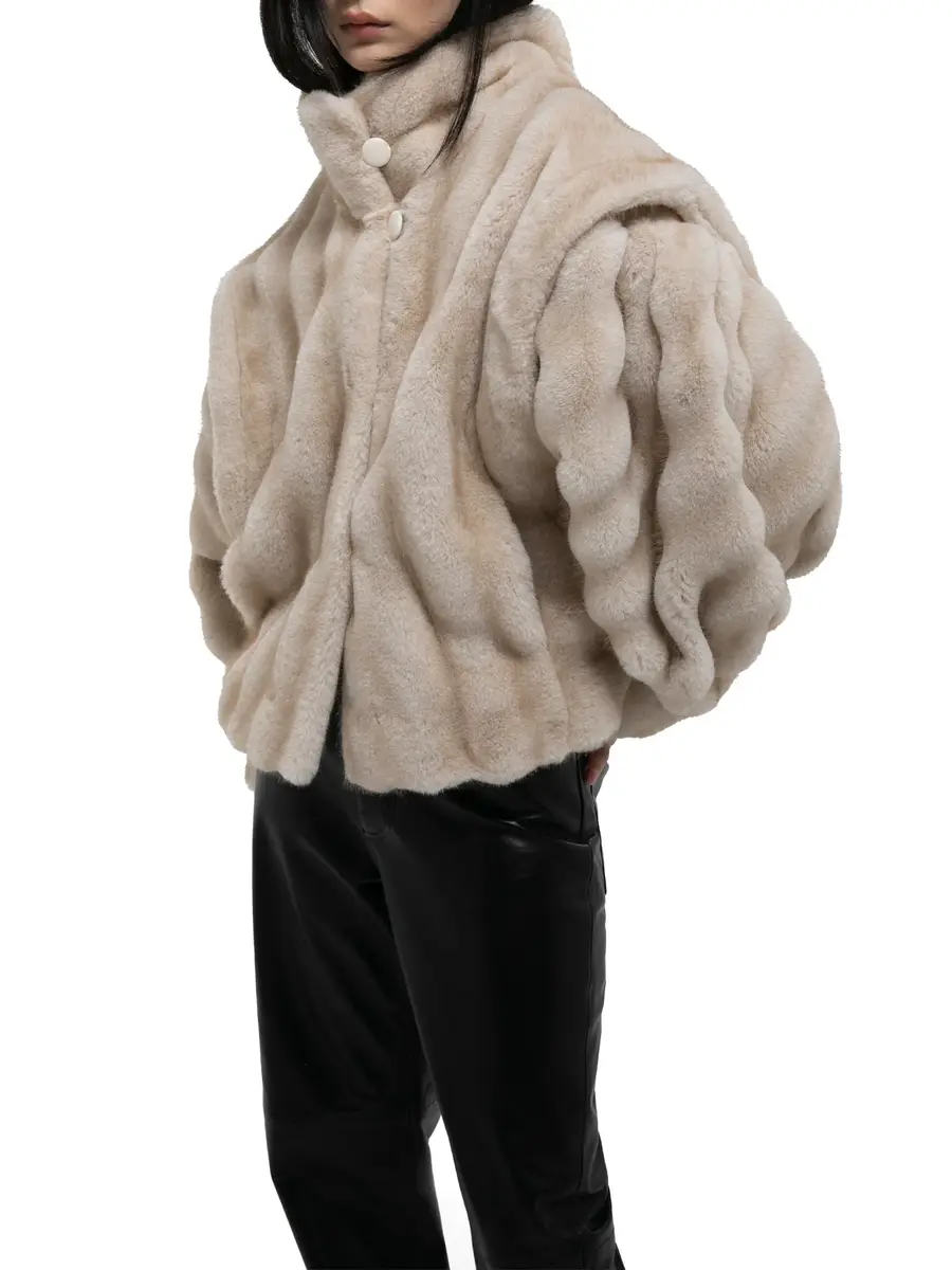 Ducie Katja Faux Fur Jacket | Thumbnail 4 Ducie Katja Faux Fur Jacket | Thumbnail 4