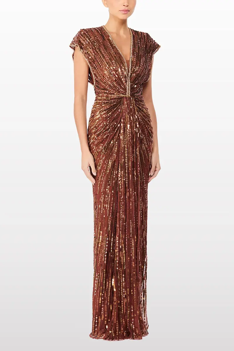 Jenny Packham Zola Beaded Dress | Thumbnail 2 Jenny Packham Zola Beaded Dress | Thumbnail 2