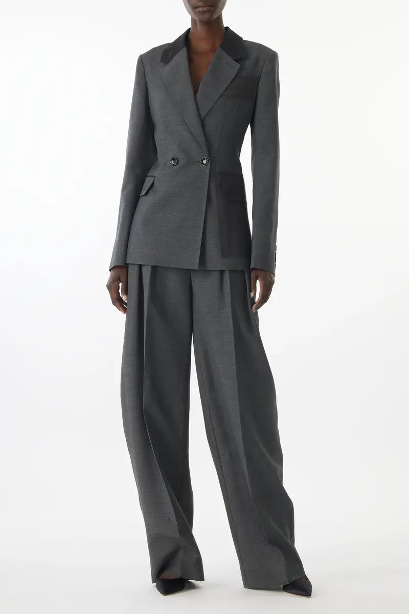 Jason Wu Collection TROPICAL WOOL BAR JACKET WITH VEILED POCKET | Thumbnail 5