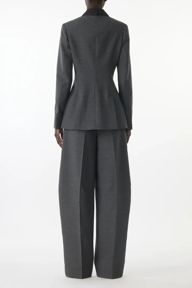 Jason Wu Collection TROPICAL WOOL BAR JACKET WITH VEILED POCKET | Thumbnail 6