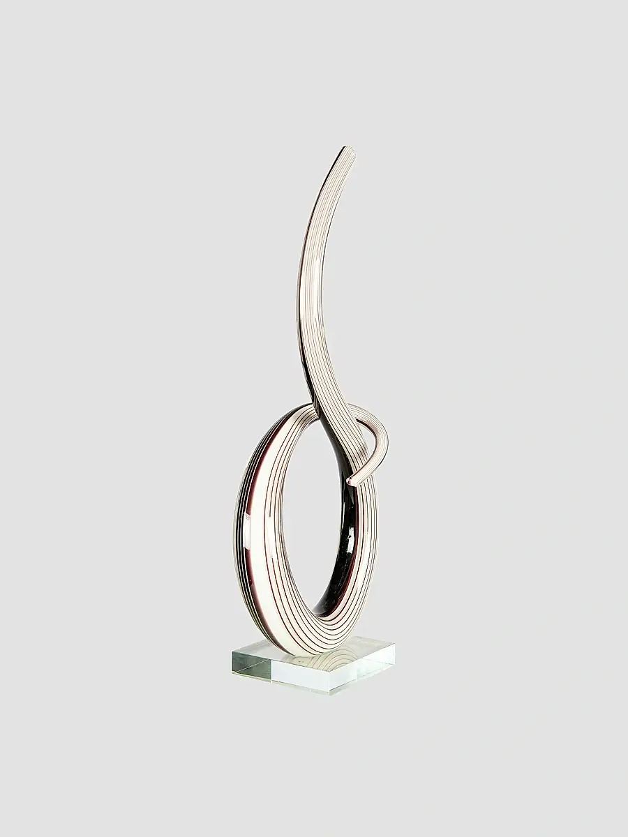 Dale Tiffany Midnight Spiral Glass Sculpture | Thumbnail 3