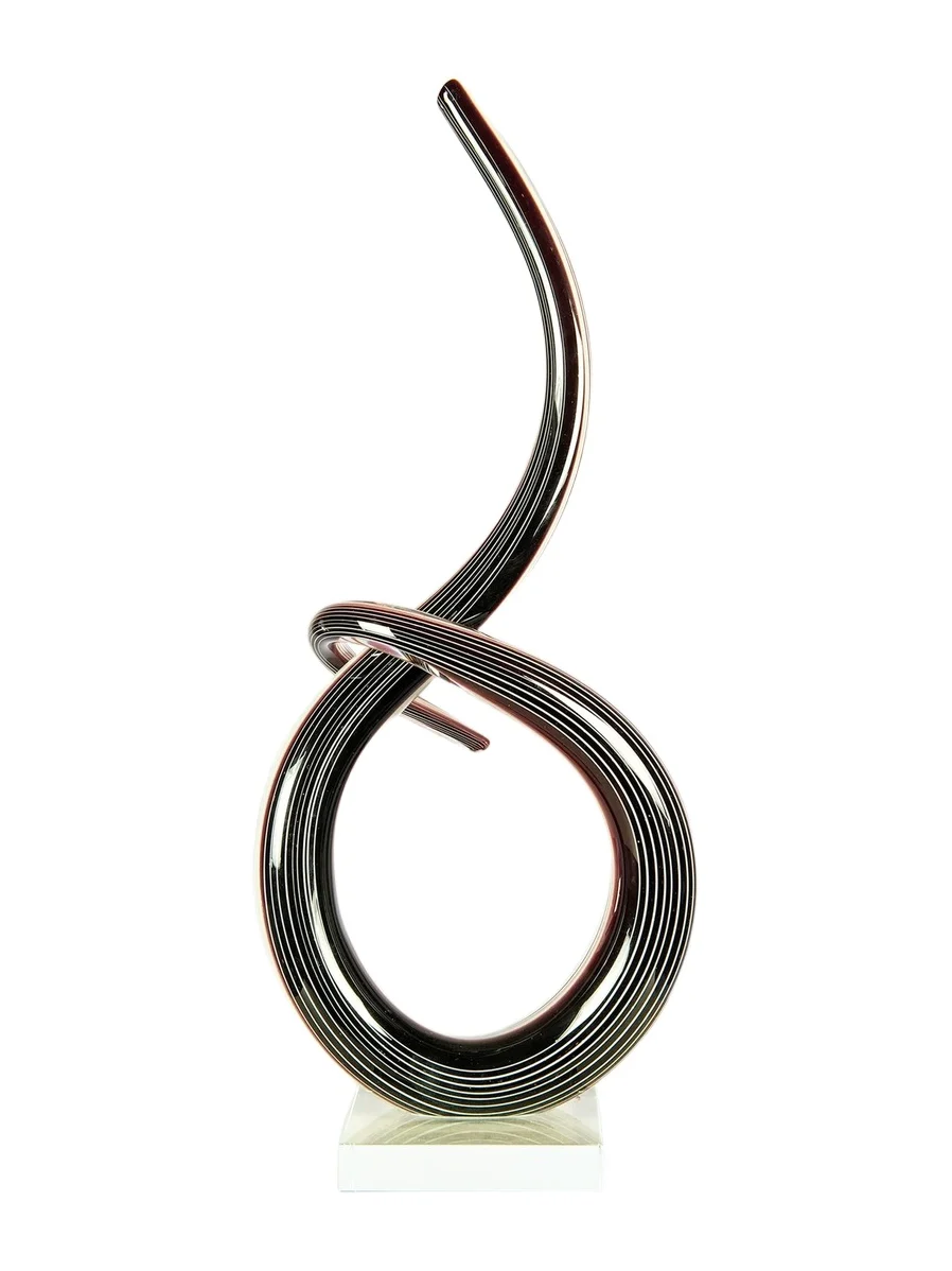 Dale Tiffany Midnight Spiral Glass Sculpture