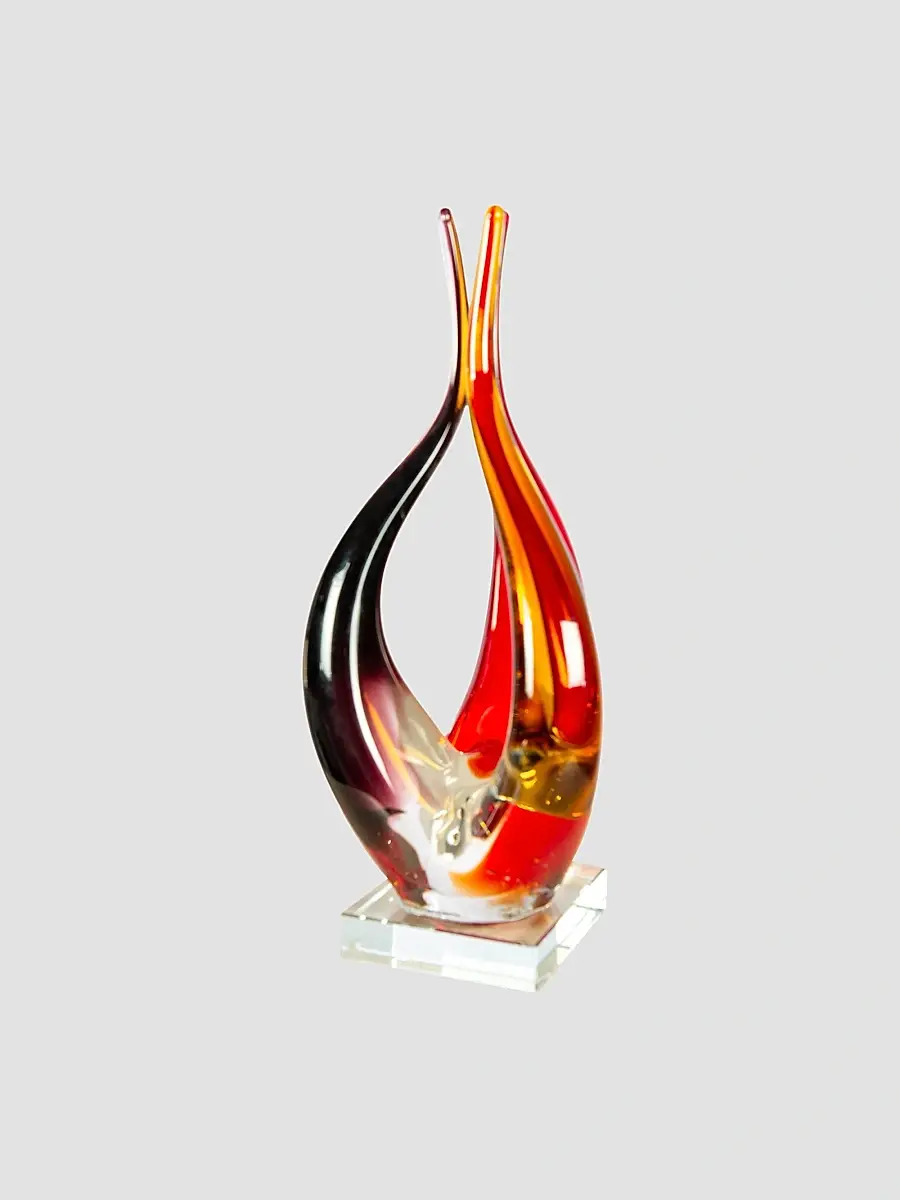 Dale Tiffany Phoenix Flame Glass Sculpture | Thumbnail 3 Dale Tiffany Phoenix Flame Glass Sculpture | Thumbnail 3
