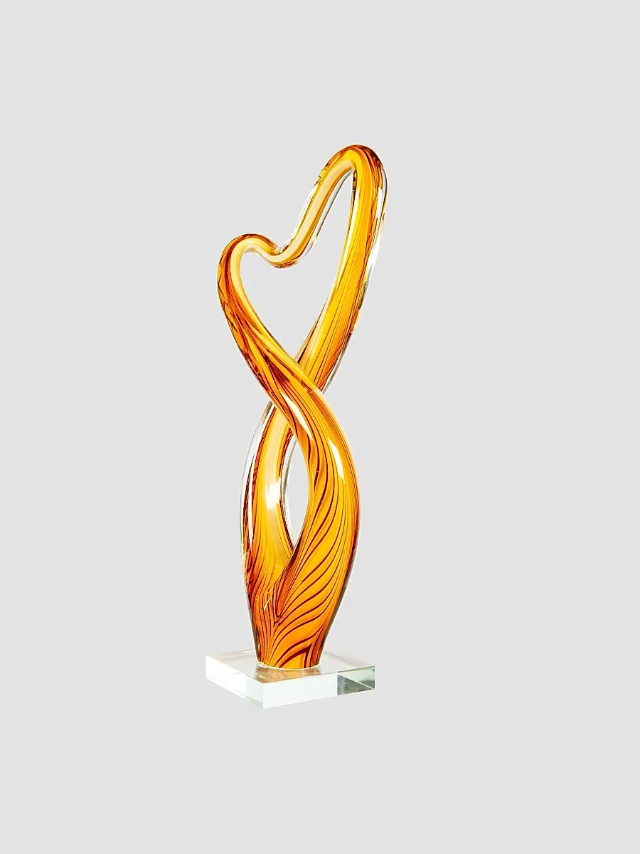 Dale Tiffany Golden Infinity Glass Sculpture | Thumbnail 3