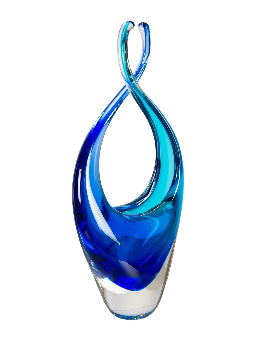 Dale Tiffany Azure Embrace Glass Sculpture