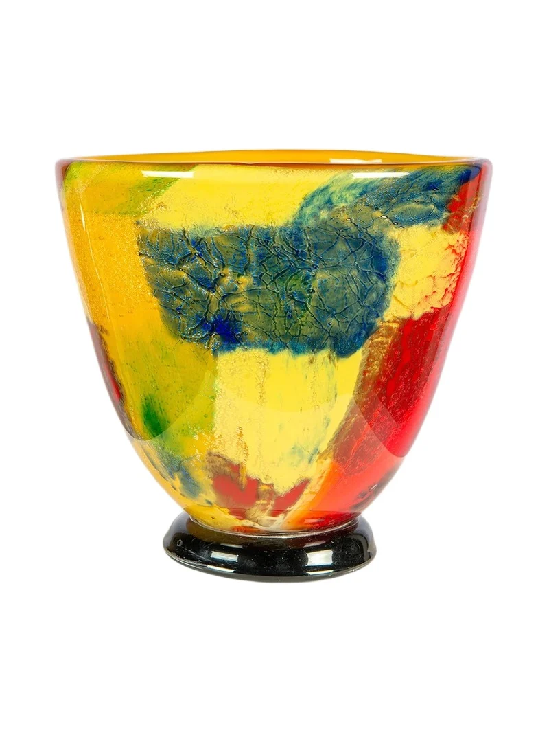 Dale Tiffany Autumn Medley Hand Blown Art Glass Vase
