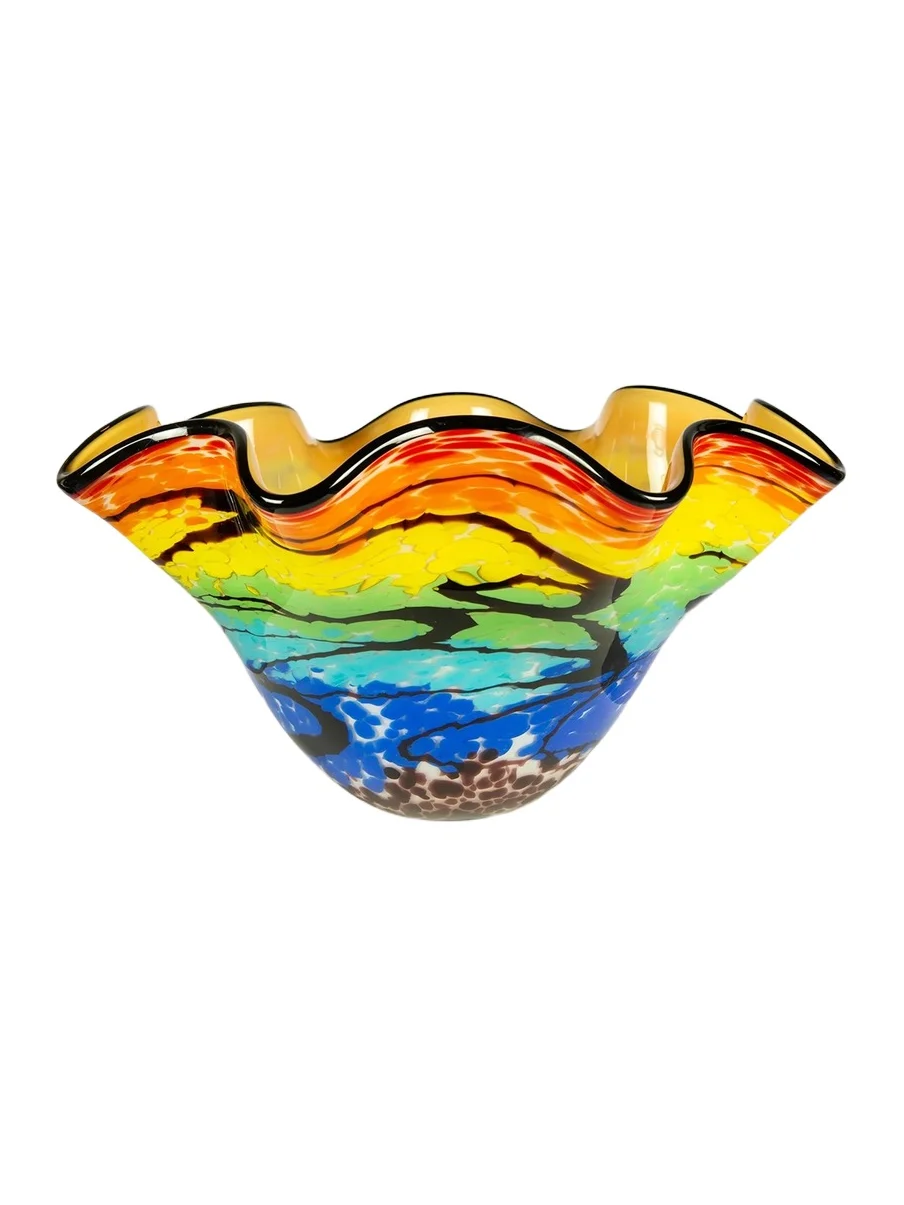 Dale Tiffany Rainbow Reef Glass Vase