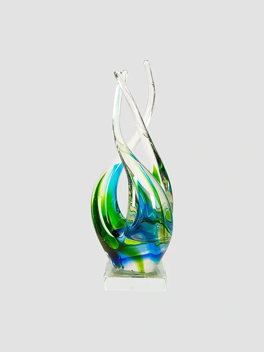 Dale Tiffany Coastal Harmony Handcrafted Art Glass Sculpture | Thumbnail 2