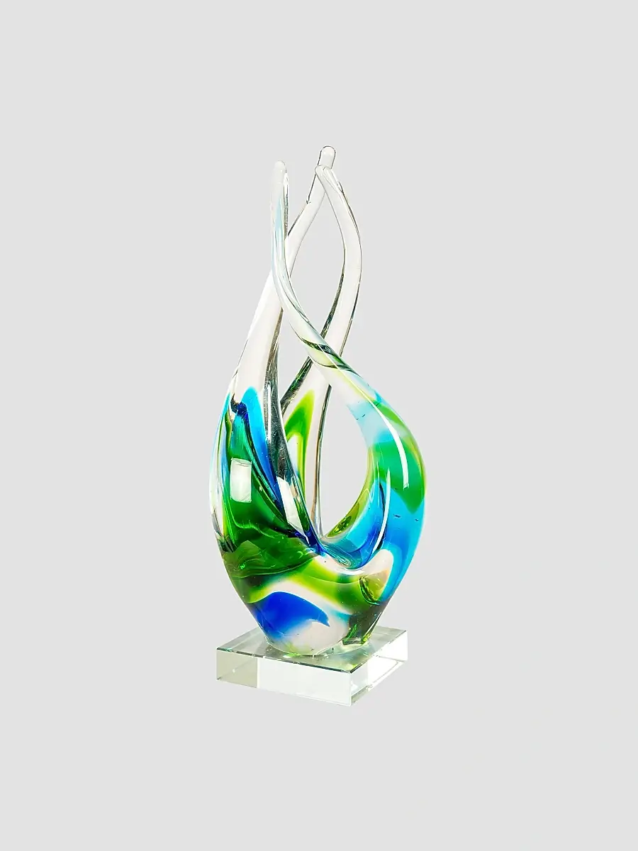 Dale Tiffany Coastal Harmony Handcrafted Art Glass Sculpture | Thumbnail 3