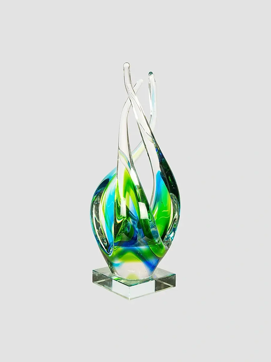 Dale Tiffany Coastal Harmony Handcrafted Art Glass Sculpture | Thumbnail 4