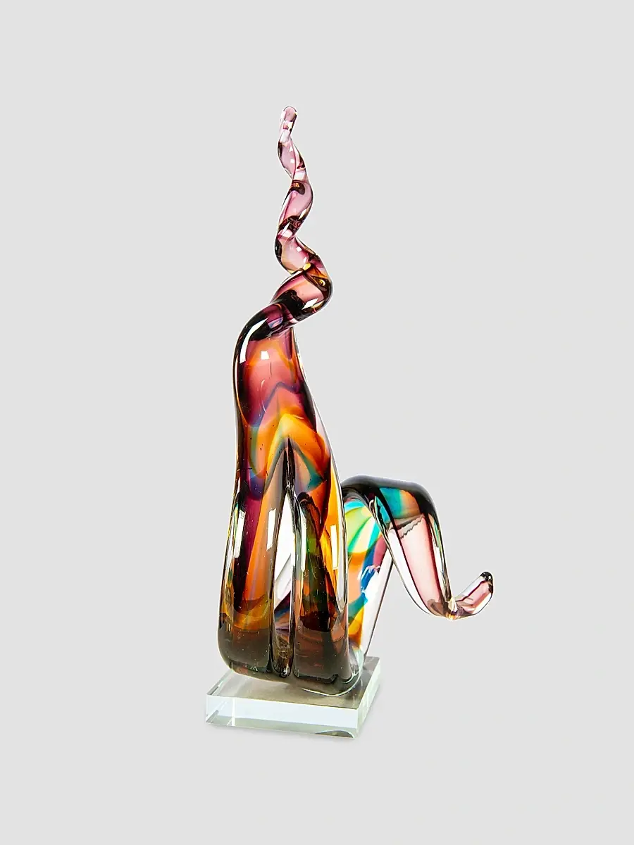 Dale Tiffany Twilight Twist Handcrafted Art Glass Sculpture | Thumbnail 3