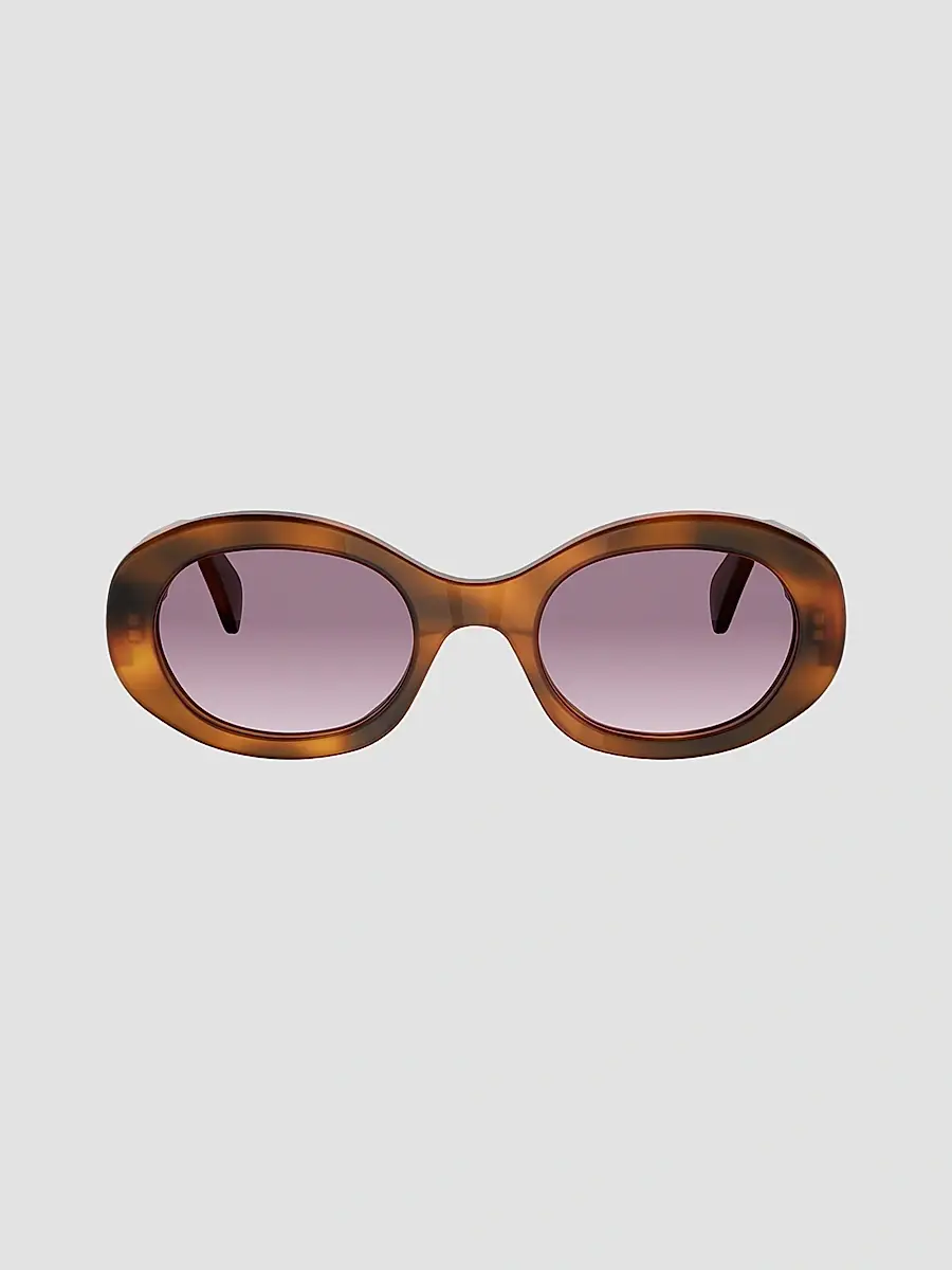 Celine Women's Triomphe 52MM Oval Sunglasses | Thumbnail 2 Celine Women's Triomphe 52MM Oval Sunglasses | Thumbnail 2