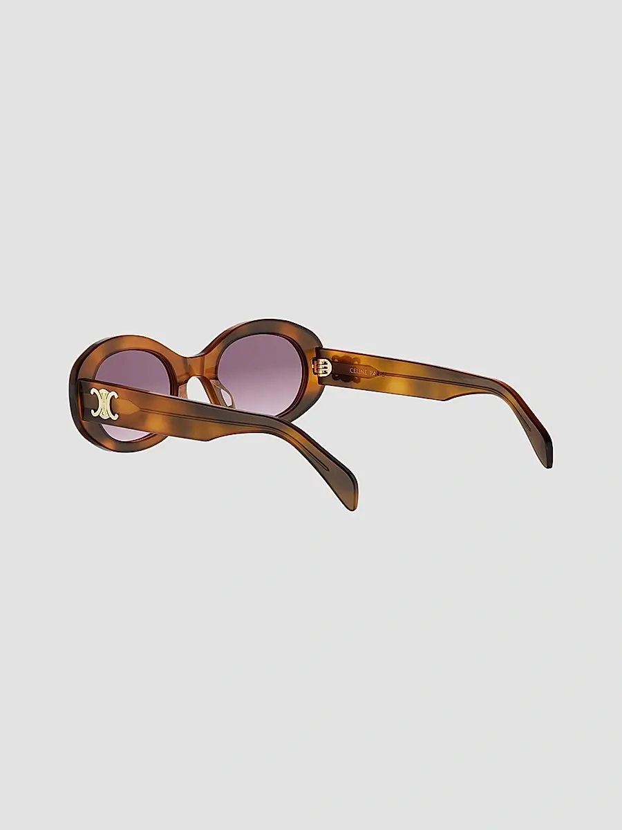 Celine Women's Triomphe 52MM Oval Sunglasses | Thumbnail 4 Celine Women's Triomphe 52MM Oval Sunglasses | Thumbnail 4