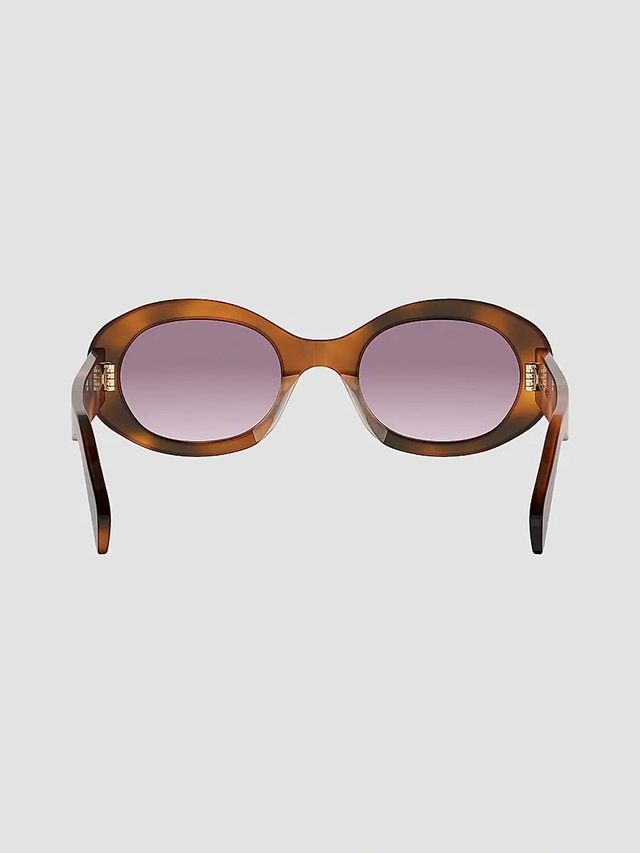 Celine Women's Triomphe 52MM Oval Sunglasses | Thumbnail 5 Celine Women's Triomphe 52MM Oval Sunglasses | Thumbnail 5