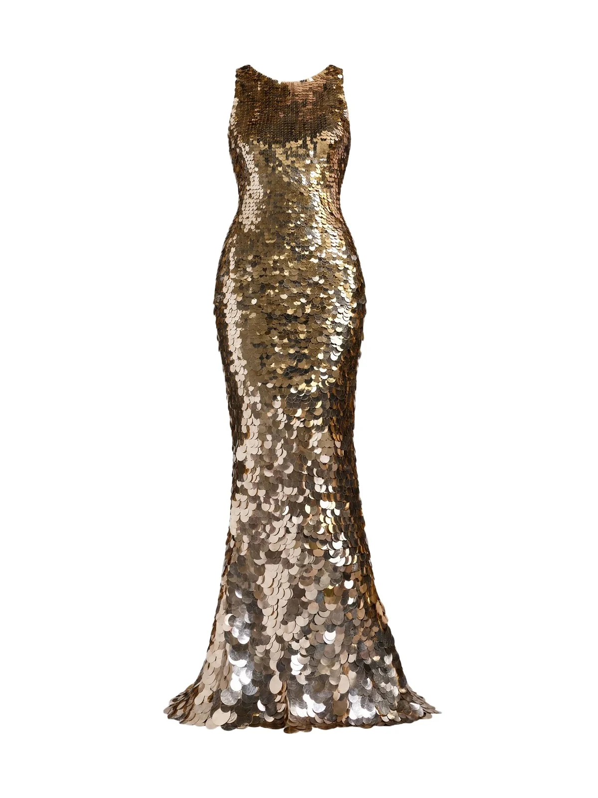 Women's Sequined Sleeveless Gown