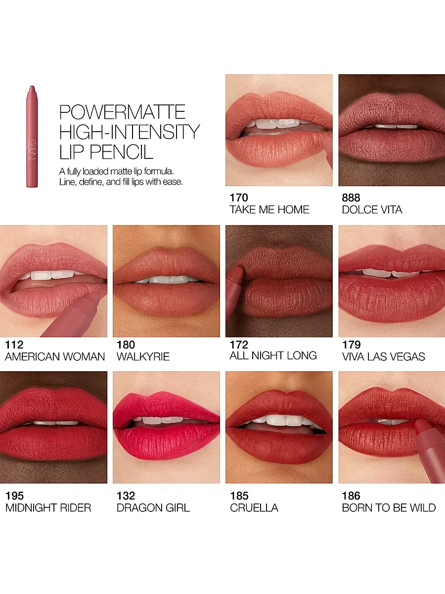 NARS Women's Powermatte High-Intensity Long-Lasting Lip Pencil | Thumbnail 9 NARS Women's Powermatte High-Intensity Long-Lasting Lip Pencil | Thumbnail 9