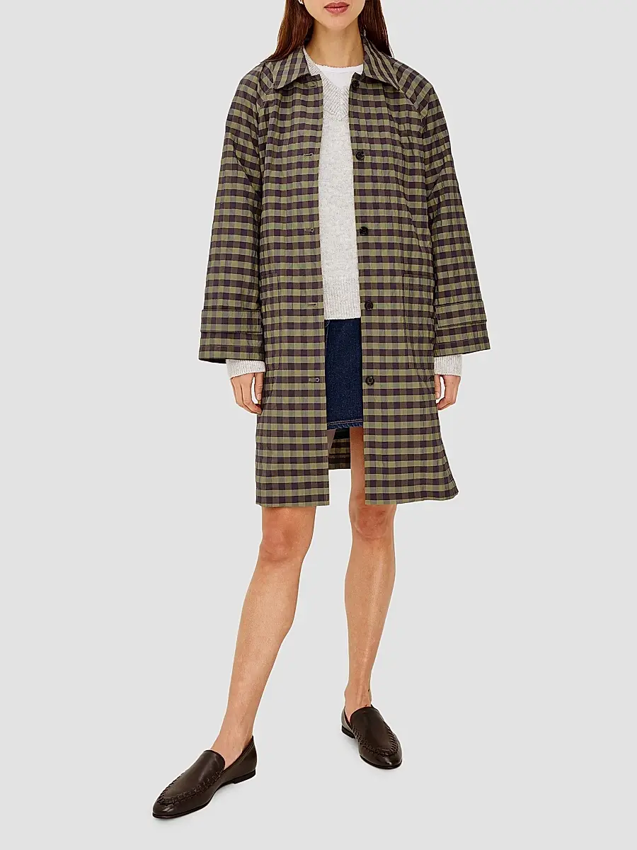 RAILS Women's Mattie Oversized Check Crinkled Coat | Thumbnail 2 RAILS Women's Mattie Oversized Check Crinkled Coat | Thumbnail 2
