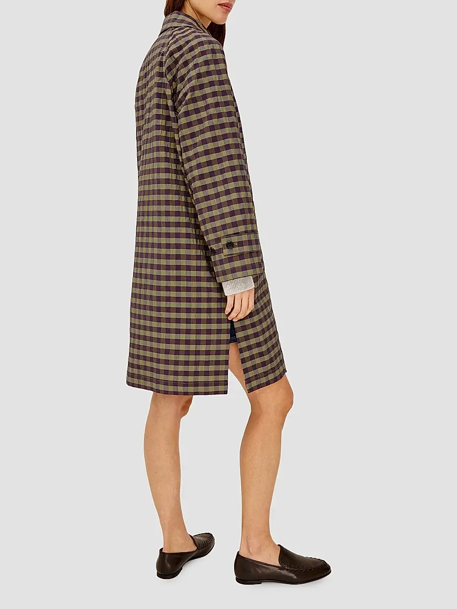 RAILS Women's Mattie Oversized Check Crinkled Coat | Thumbnail 6 RAILS Women's Mattie Oversized Check Crinkled Coat | Thumbnail 6