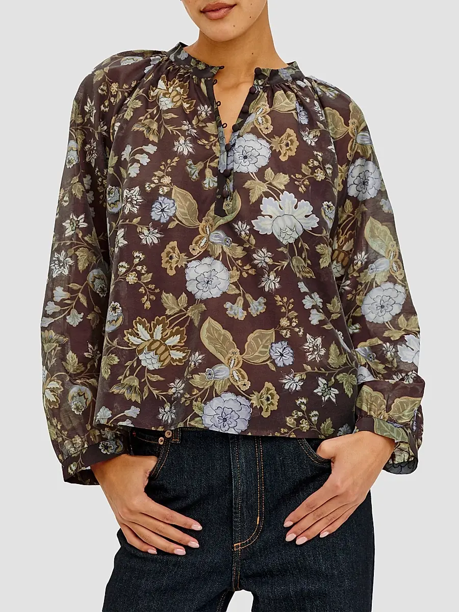 RAILS Women's Tali Floral Blouse | Thumbnail 4 RAILS Women's Tali Floral Blouse | Thumbnail 4