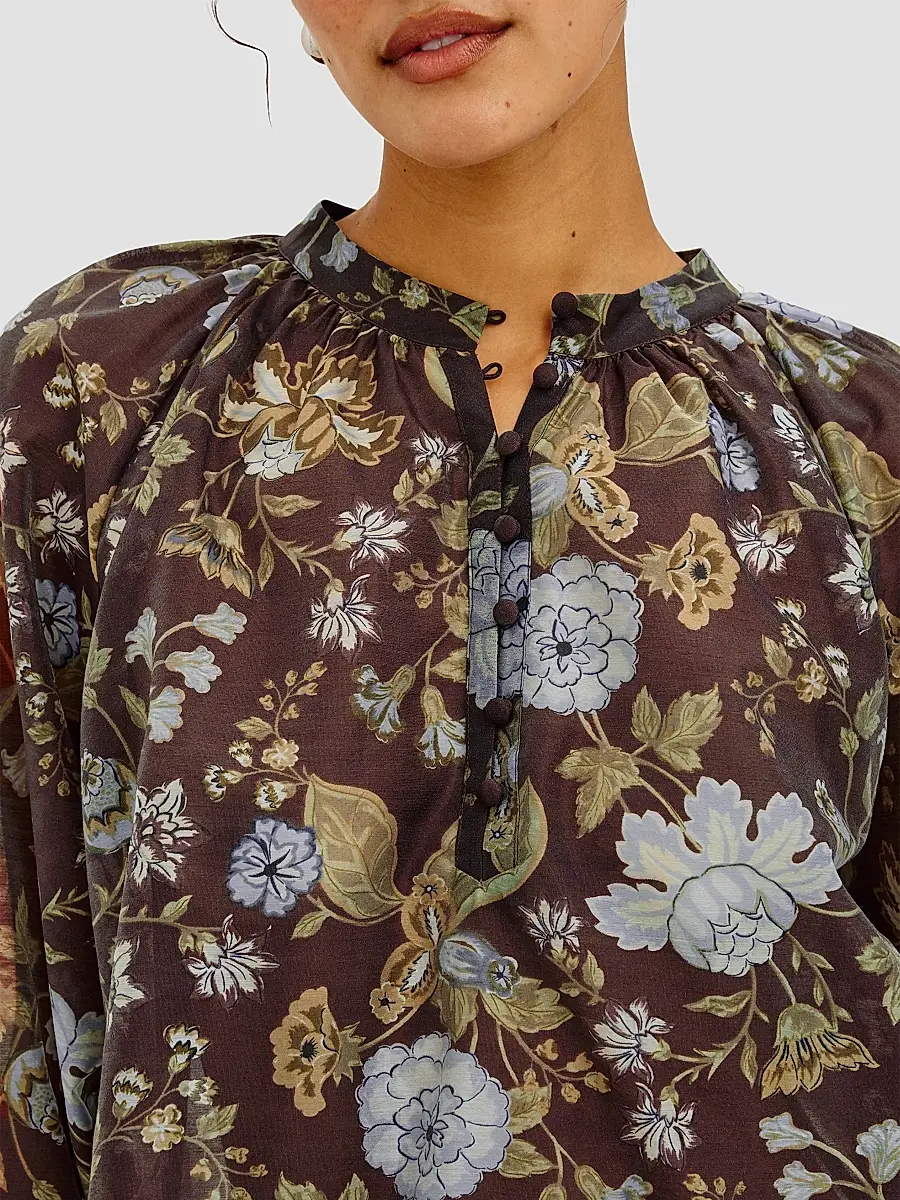 RAILS Women's Tali Floral Blouse | Thumbnail 5 RAILS Women's Tali Floral Blouse | Thumbnail 5