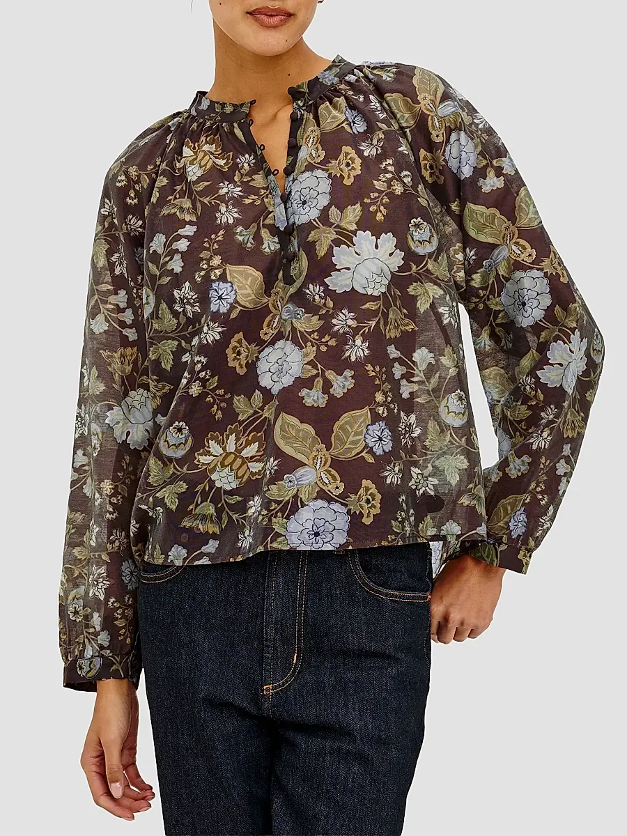 RAILS Women's Tali Floral Blouse | Thumbnail 6 RAILS Women's Tali Floral Blouse | Thumbnail 6