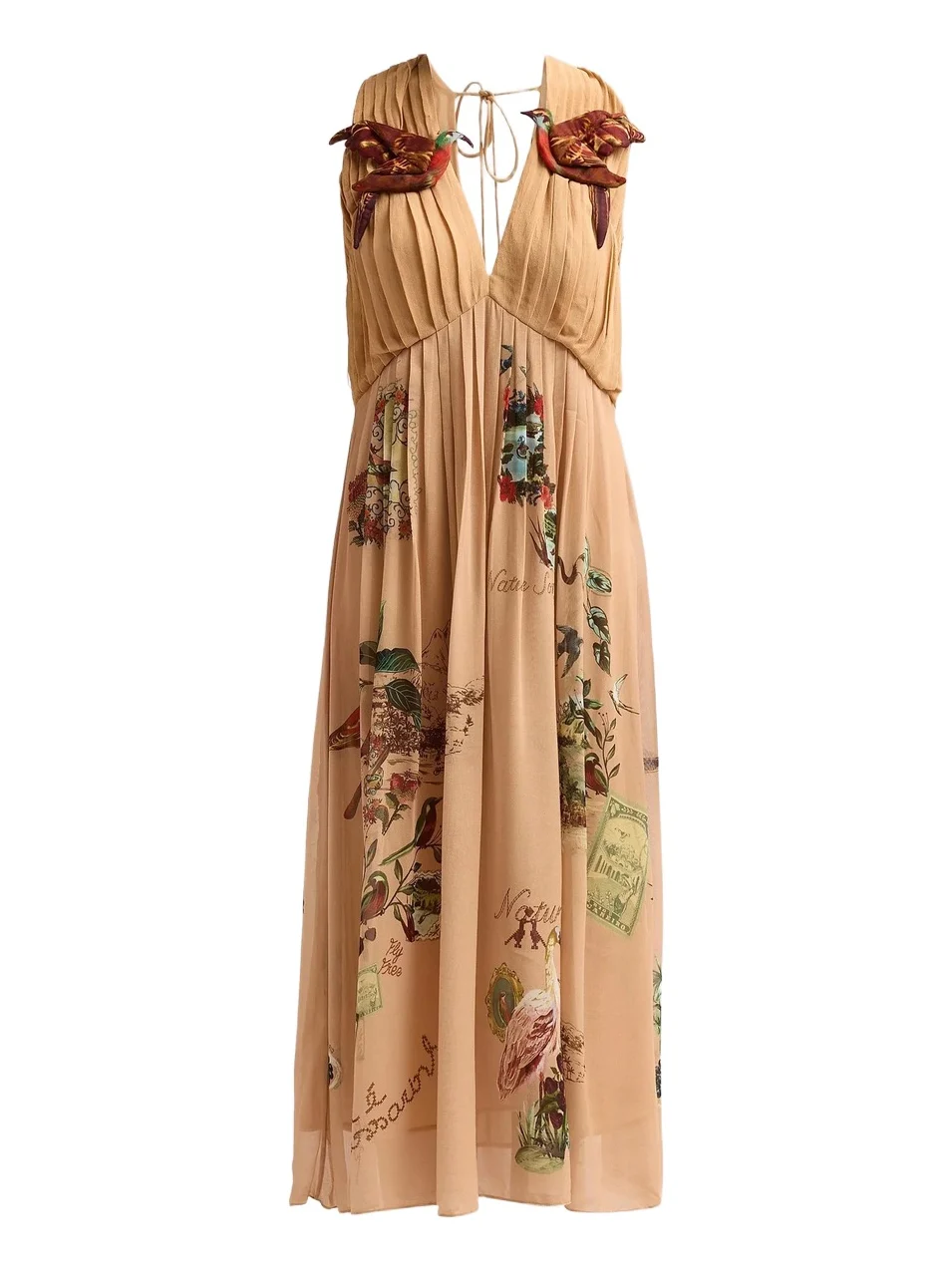 Women's Bird Poetry Hummingbird Midi Dress Women's Bird Poetry Hummingbird Midi Dress