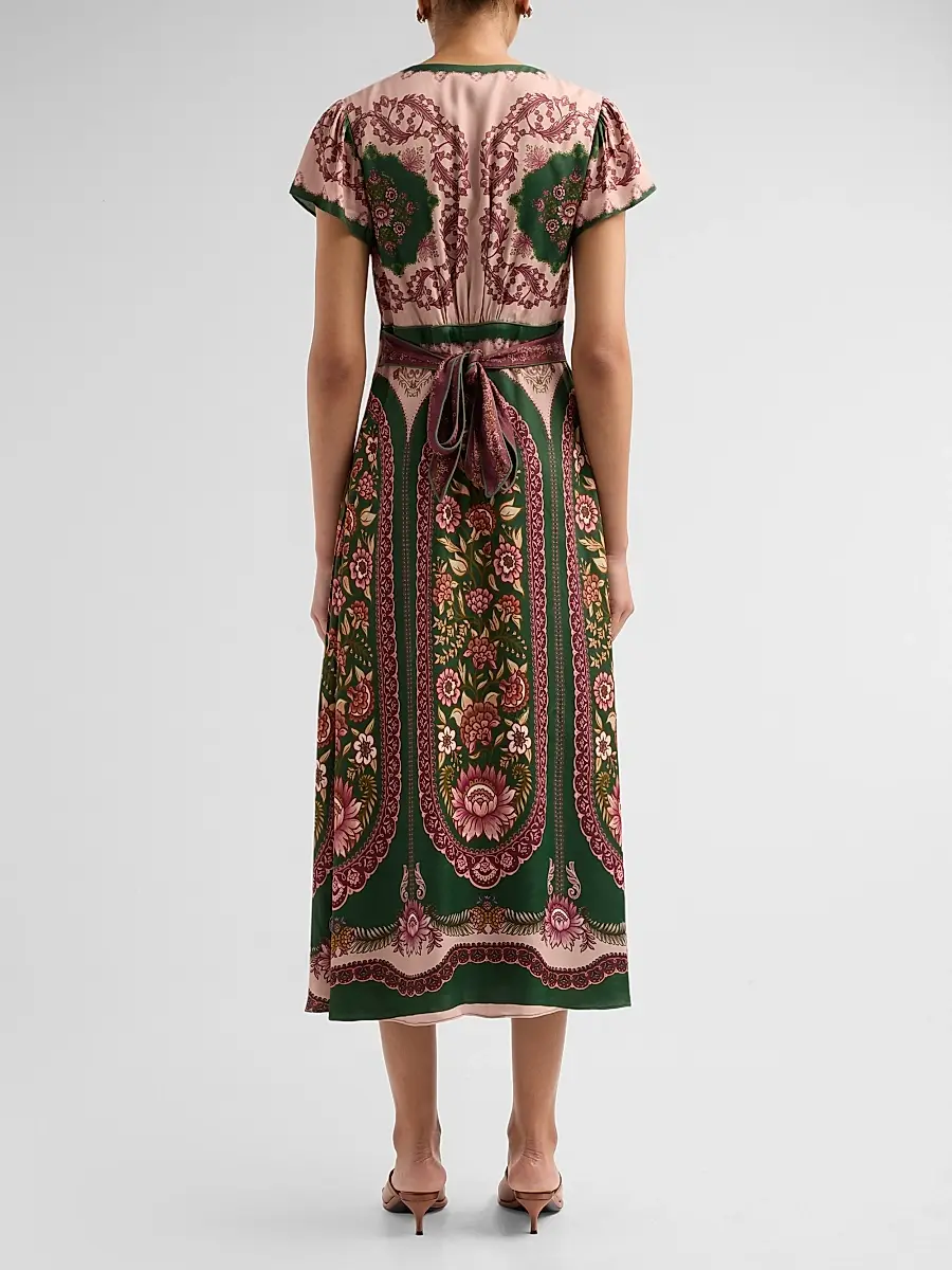 Farm Rio Women's Daniela Floral Maxi Dress | Thumbnail 3 Farm Rio Women's Daniela Floral Maxi Dress | Thumbnail 3