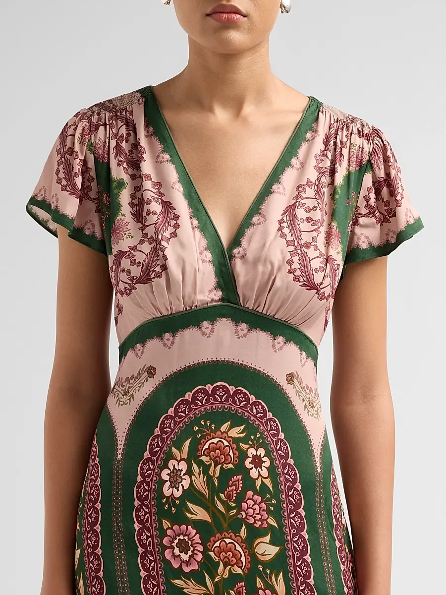 Farm Rio Women's Daniela Floral Maxi Dress | Thumbnail 5 Farm Rio Women's Daniela Floral Maxi Dress | Thumbnail 5