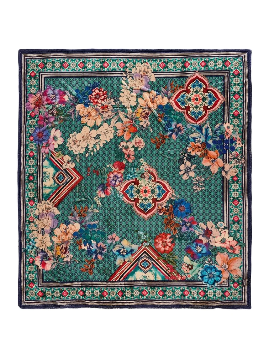 Johnny Was Laurel Canyon Floral Blanket