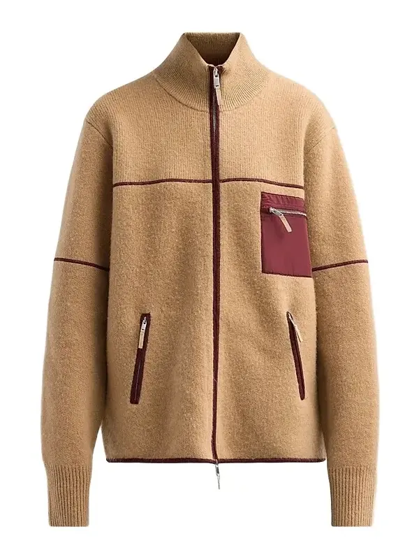 Women's Louis Felted Wool-Cashmere Zip-Front Jacket