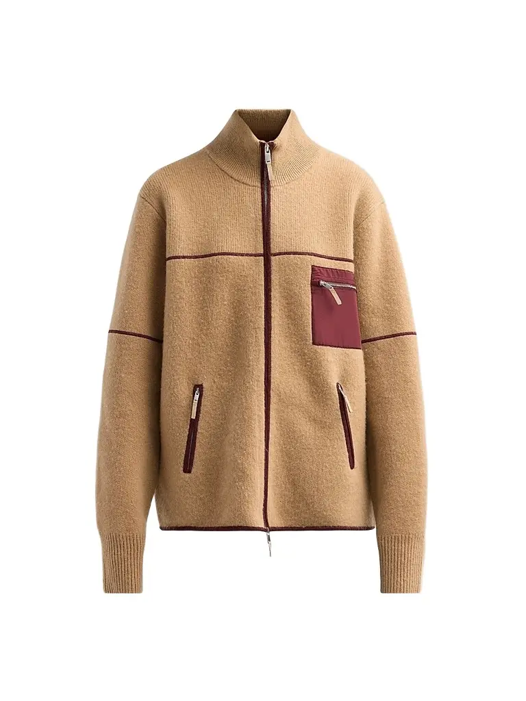 Guest In Residence Women's Louis Felted Wool-Cashmere Zip-Front Jacket
