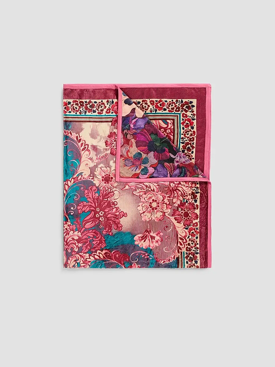 Johnny Was Lulu Floral Paisley Travel Blanket | Thumbnail 3