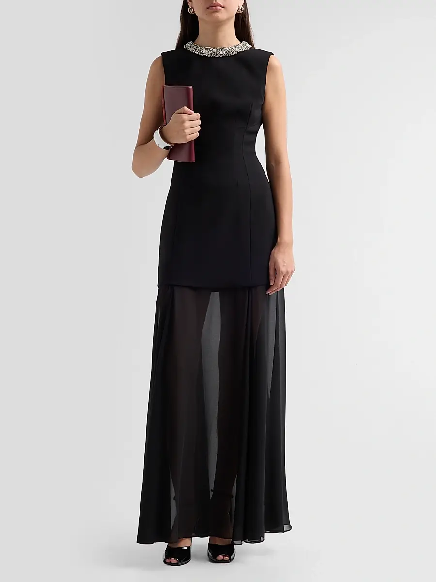 Veronica Beard Women's Luminara Embellished A-Line Gown | Thumbnail 2 Veronica Beard Women's Luminara Embellished A-Line Gown | Thumbnail 2